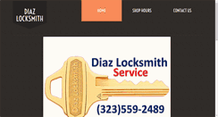 Desktop Screenshot of diazlocksmith.com
